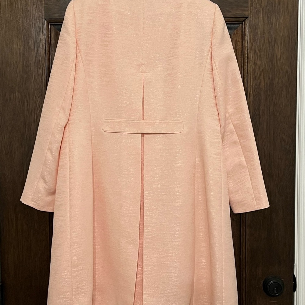 Elegant Pink John Meyer Long Coat & Dress - Picture 3 of 3